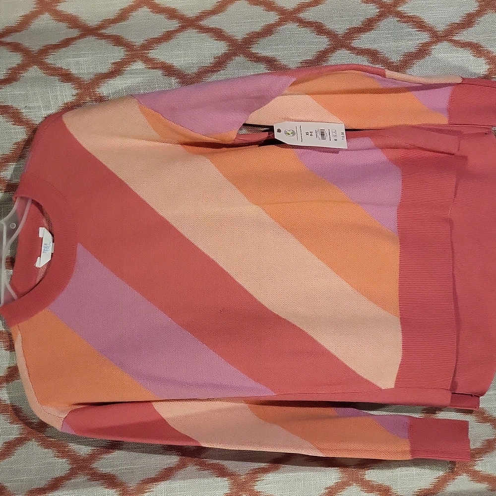 Women's Striped Sweater - Picture 1 of 3